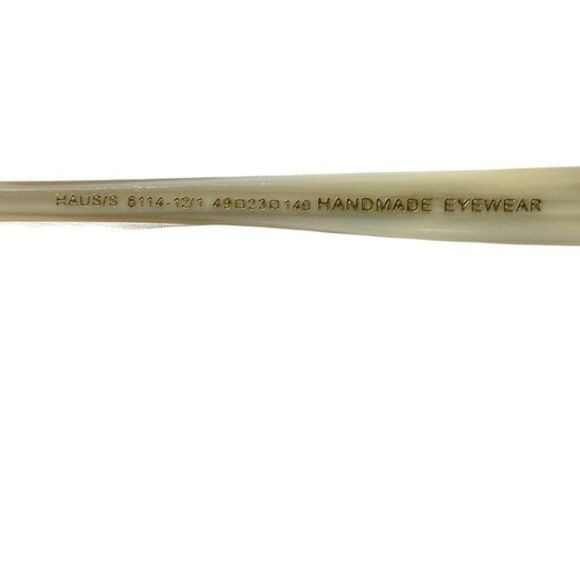 NEW Han Kjobenhavn Hauss Flat Top Sunglasses Bone - Picture 7 of 8